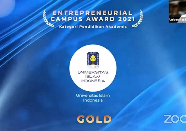 UII Raih Gold Winner Pada Entrepreneurial Campus Award 2021