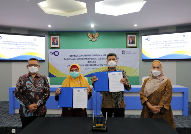 FK UII Gandeng TVRI Stasiun Yogyakarta Tingkatkan Informasi Kesehatan