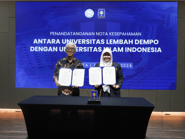 UII Tandatangani Nota Kesepahaman Dengan Universitas Lembah Dempo