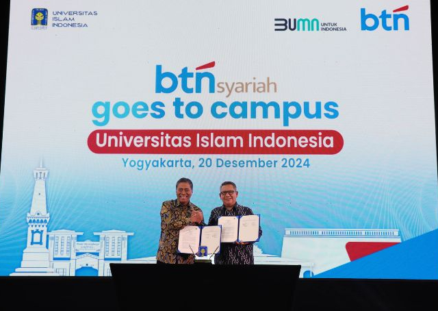 UII Tandatangani MoU dengan BTN Syariah